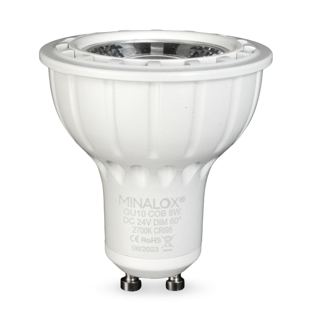 MINALOX LED BULB GU10 8W 24V 60° 2700K