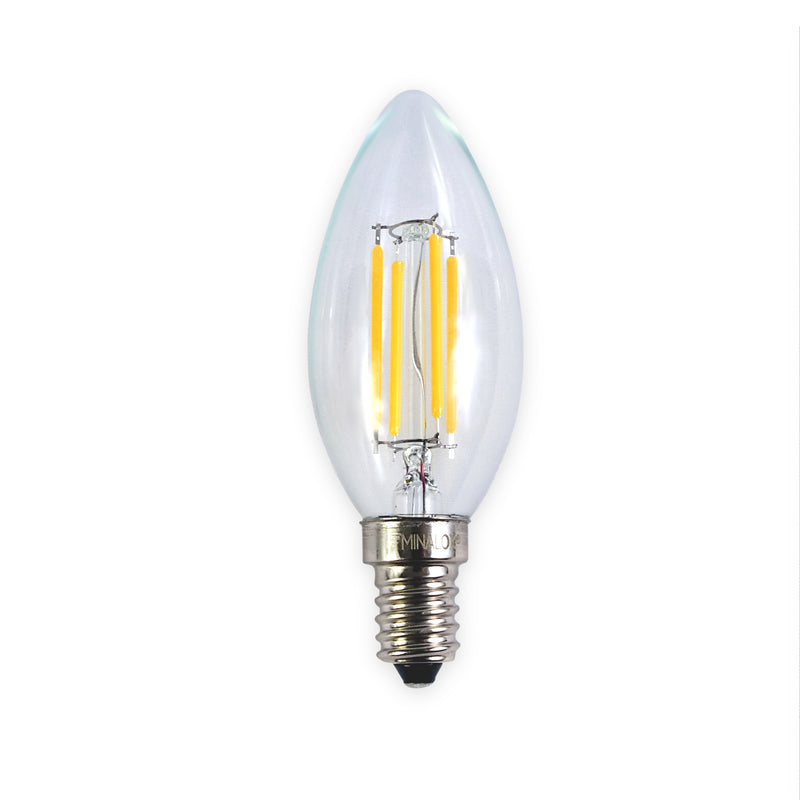 MINALOX LED BULB C35 E14 3,6W 24V WARM WHITE