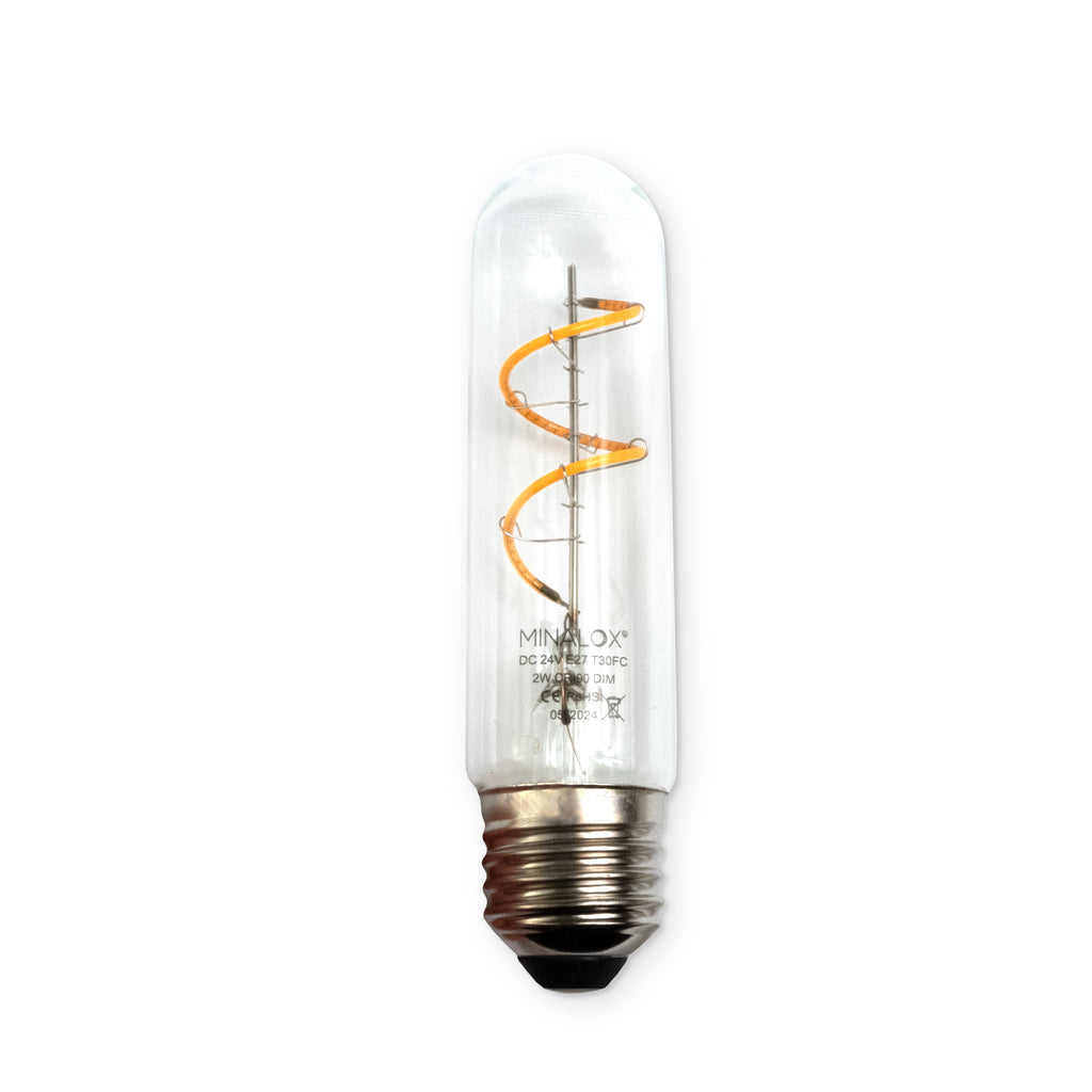 MINALOX LED BULB T30 E27 2W 24V WARM WHITE