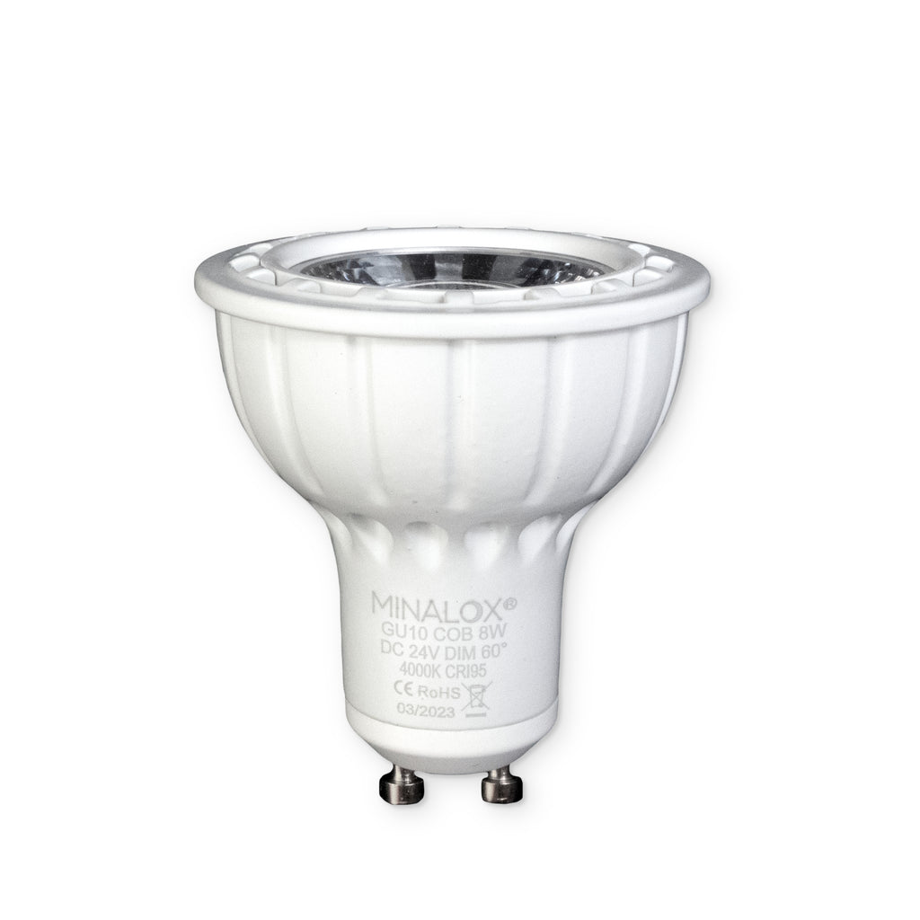 MINALOX LED BULB GU10 8W 24V 60° 4000K